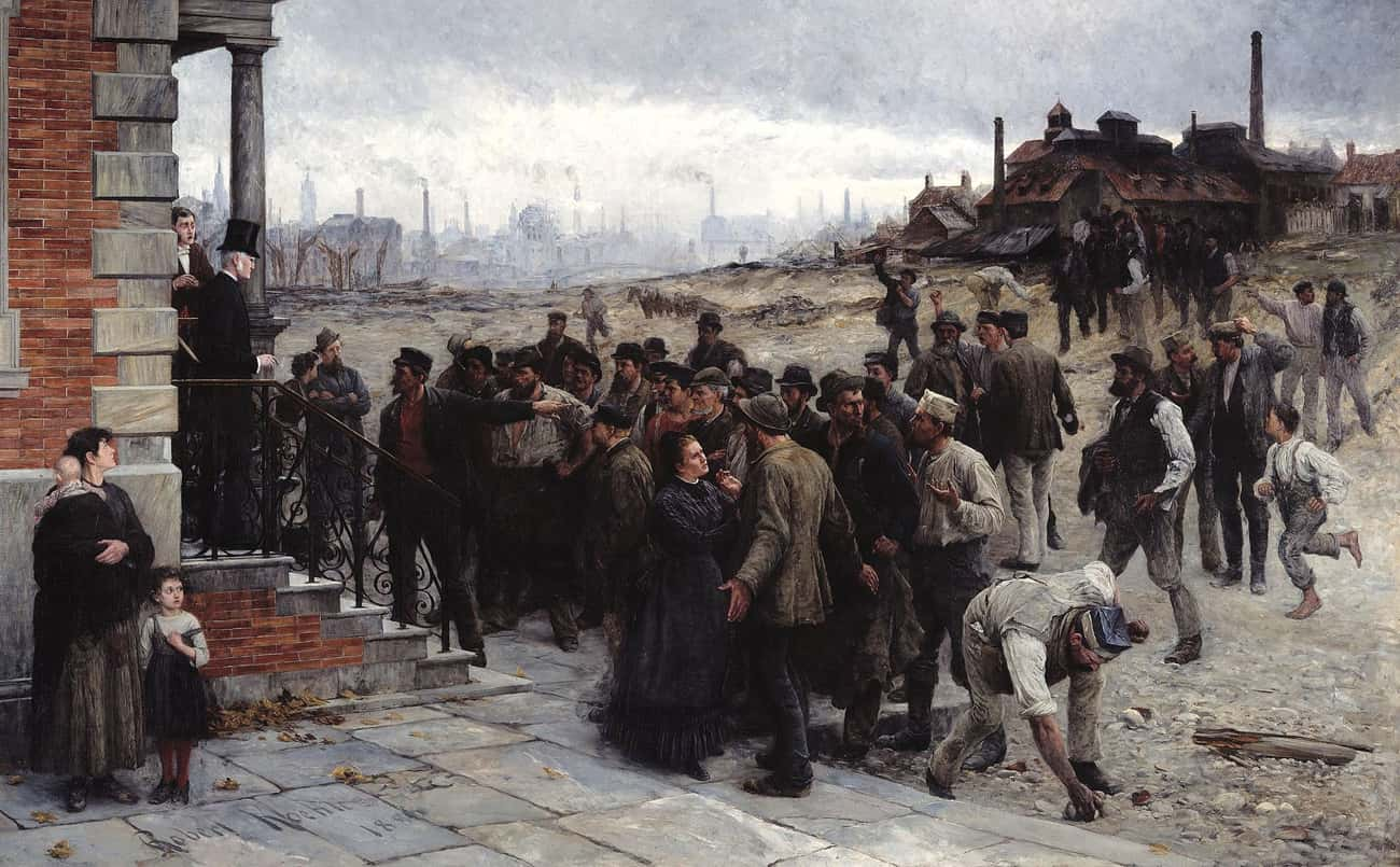 The Strike by Robert Koehler (1886)